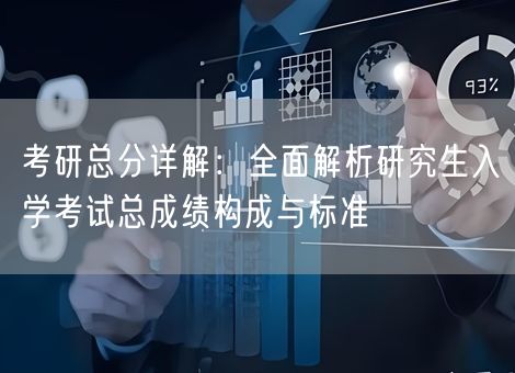 考研总分详解:全面解析研究生入学考试总成绩构成与标准 考研总分详解:全面解析研究生入学考试总成绩构成与标准