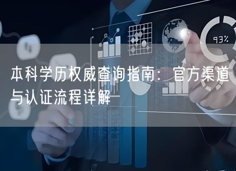 本科学历权威查询指南:官方渠道与认证流程详解 本科学历权威查询指南:官方渠道与认证流程详解