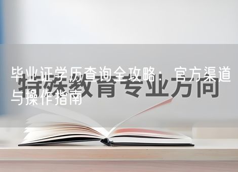 毕业证学历查询全攻略:官方渠道与操作指南 毕业证学历查询全攻略:官方渠道与操作指南