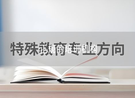 正规的培训机构