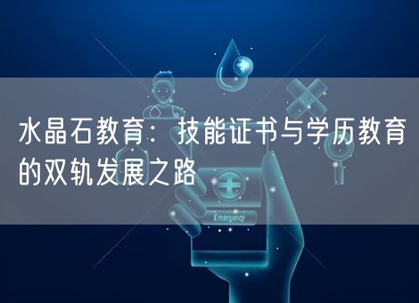 水晶石教育：技能证书与学历教育的双轨发展之路