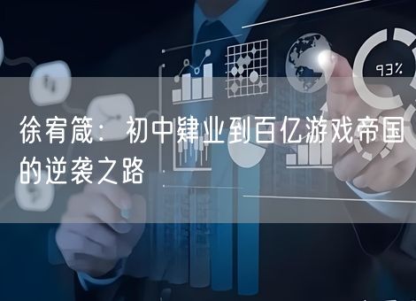 徐宥箴：初中肄业到百亿游戏帝国的逆袭之路