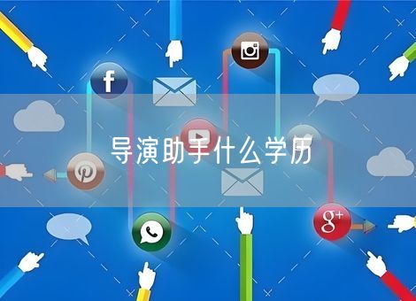 导演助手什么学历