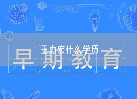 王力宏什么学历