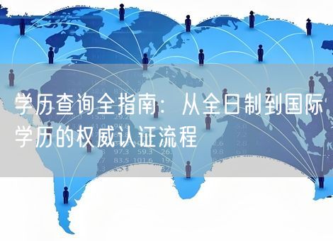 学历查询全指南:从全日制到国际学历的权威认证流程 学历查询全指南:从全日制到国际学历的权威认证流程