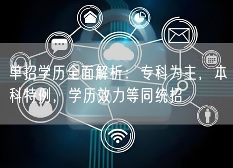 单招学历全面解析：专科为主，本科特例，学历效力等同统招